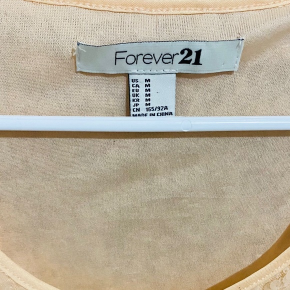 Forever 21 Sequin Peach Tank Top - Picture 3 of 3